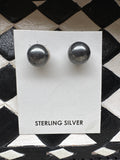 Sterling Silver Pearl Studs 10MM- Non-Native