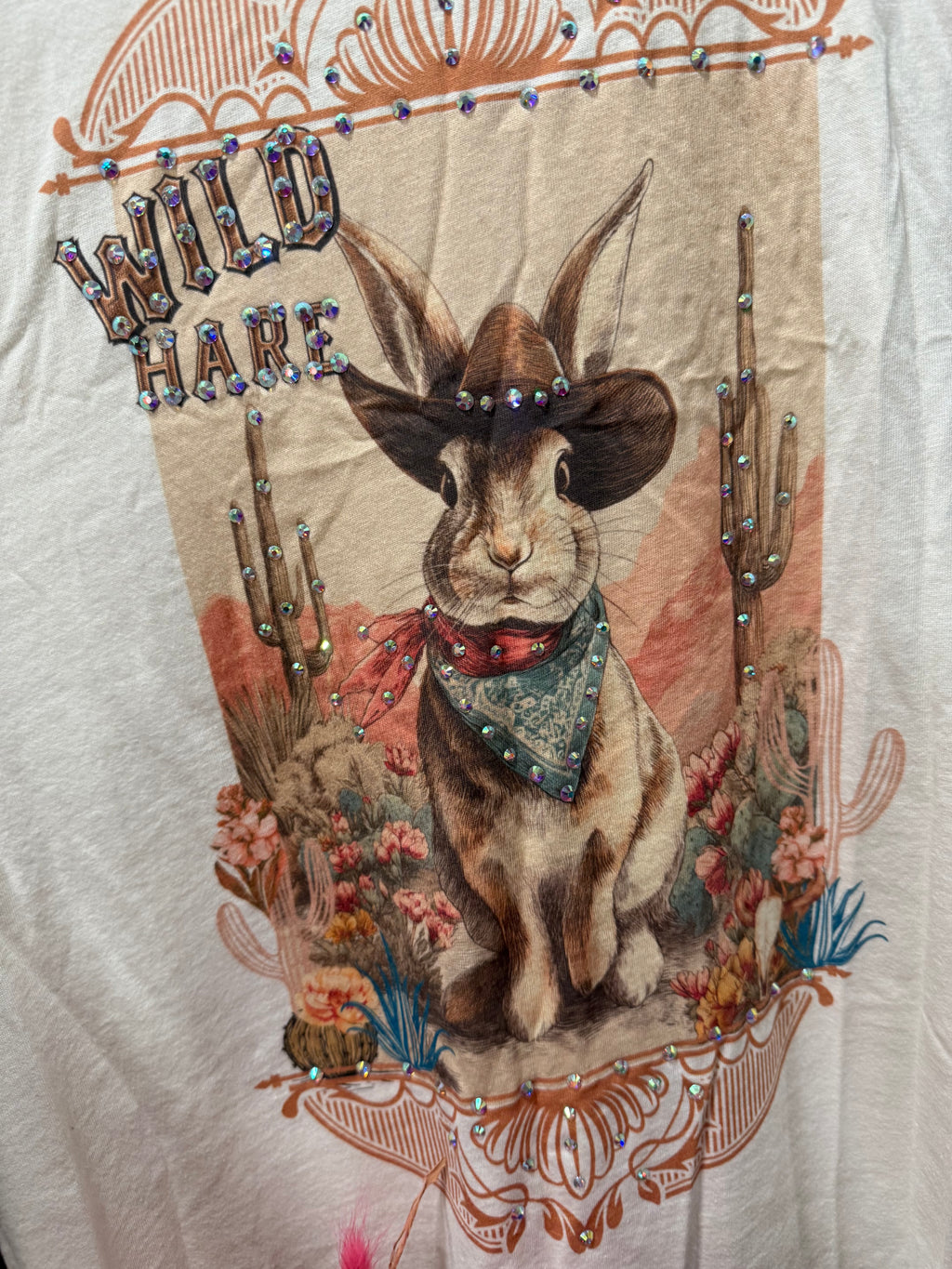 Wild Hare Cowboy Bling Tee