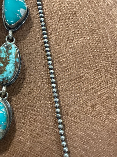 4MM 36” Sterling Silver Pearls