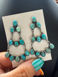 Native Made Jennifer Denetclaw Kingman Chandelier Earrings