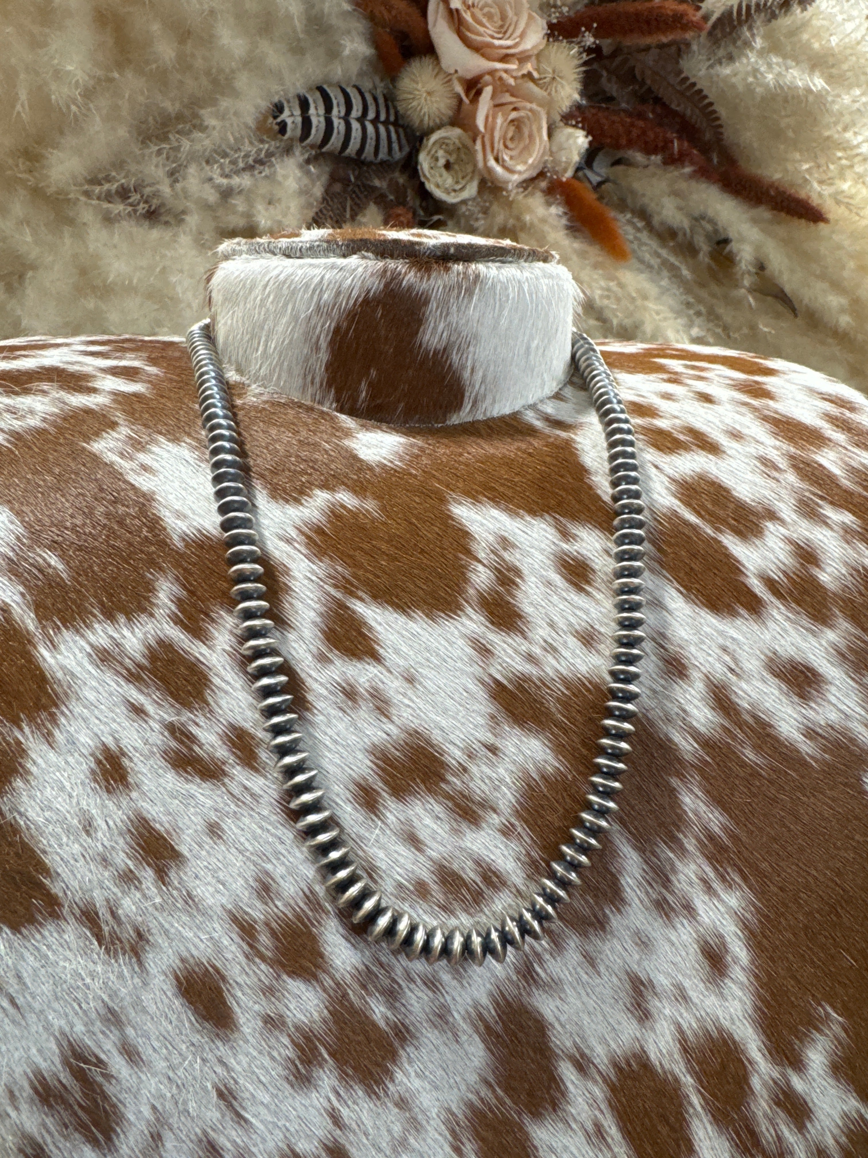6MM 20” Rondelle Pearls by B. Hallwood