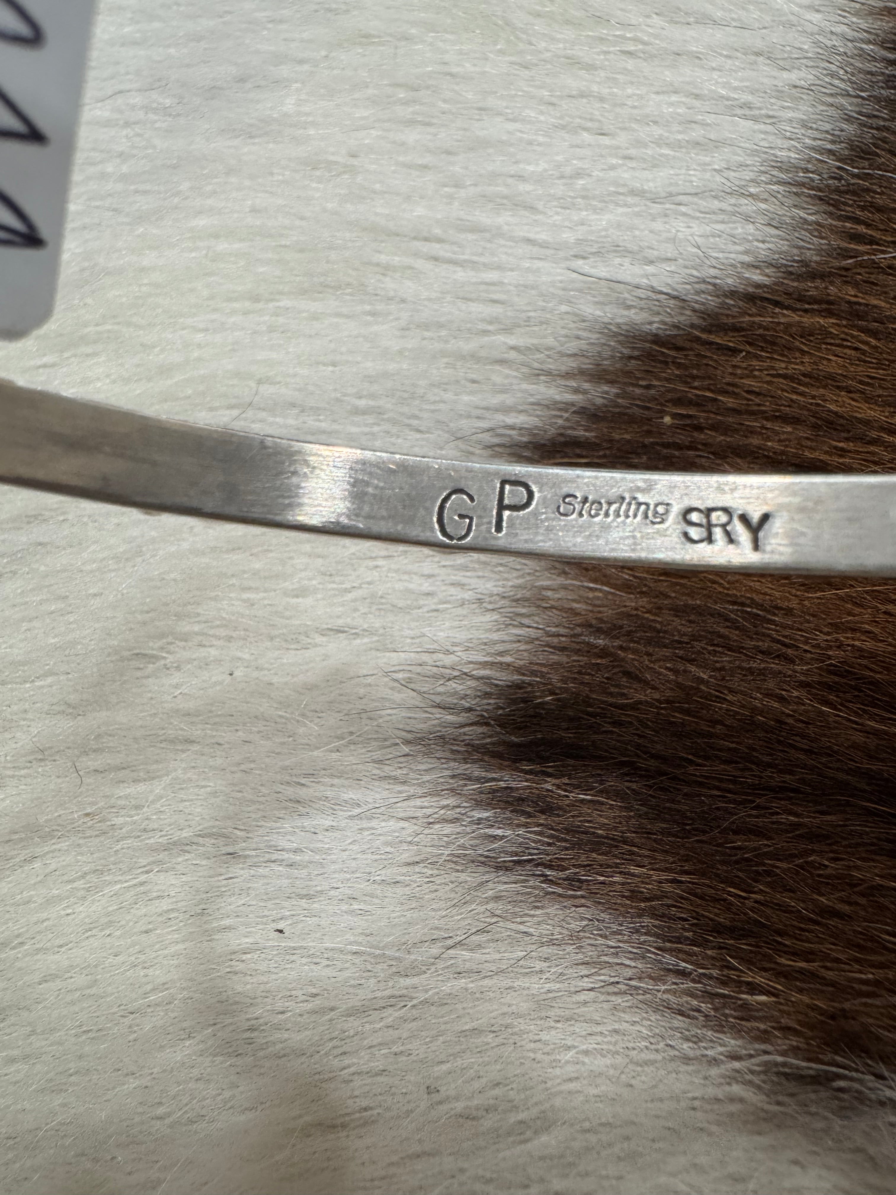 Kingman Stacker 8 Stoned Cuff- Stamped GPSRY