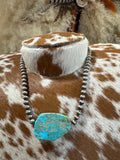 6MM Sterling Silver Pearls with Kingman Slab