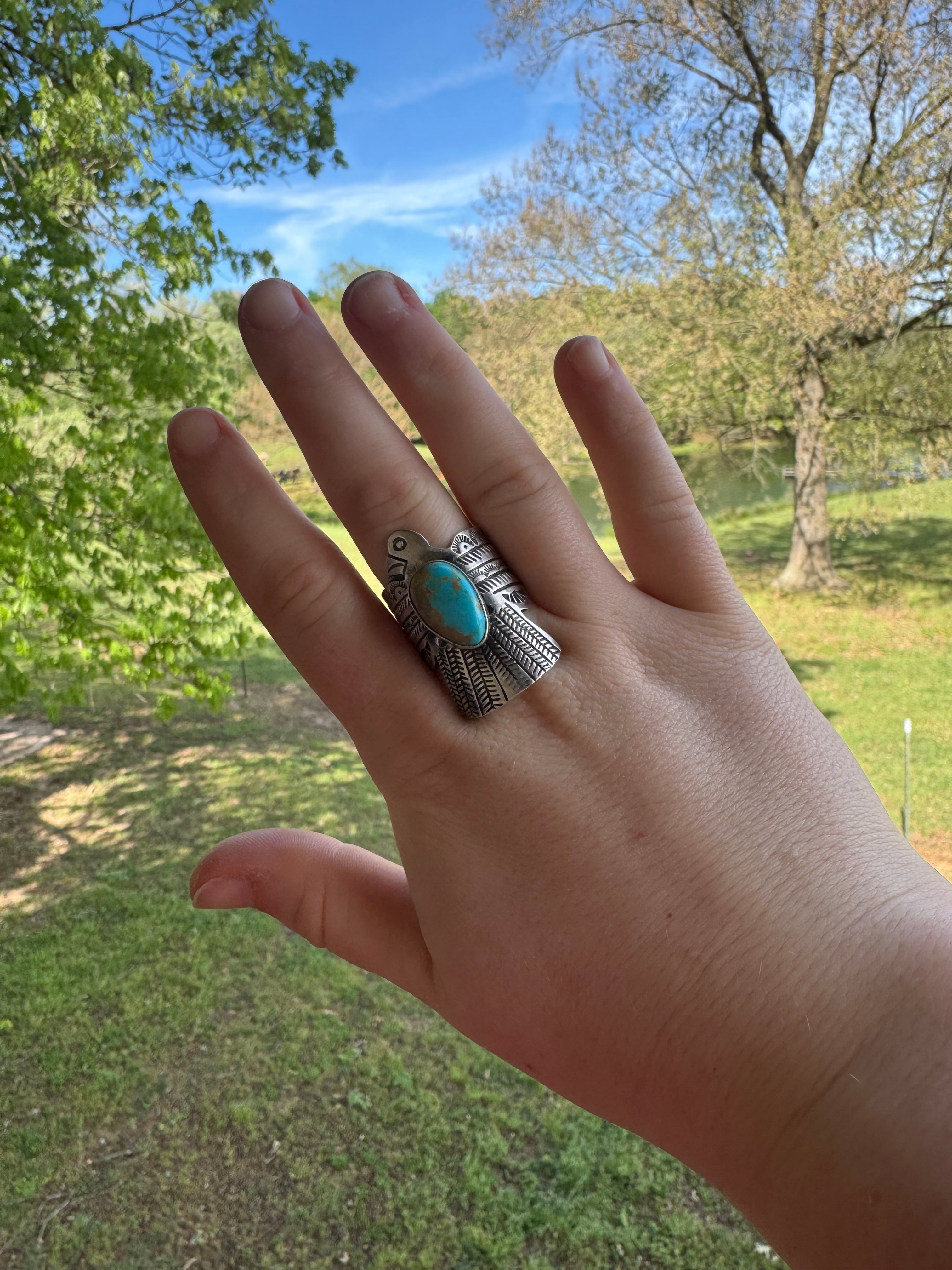 Thunderbird Rings by Russell Sam ￼