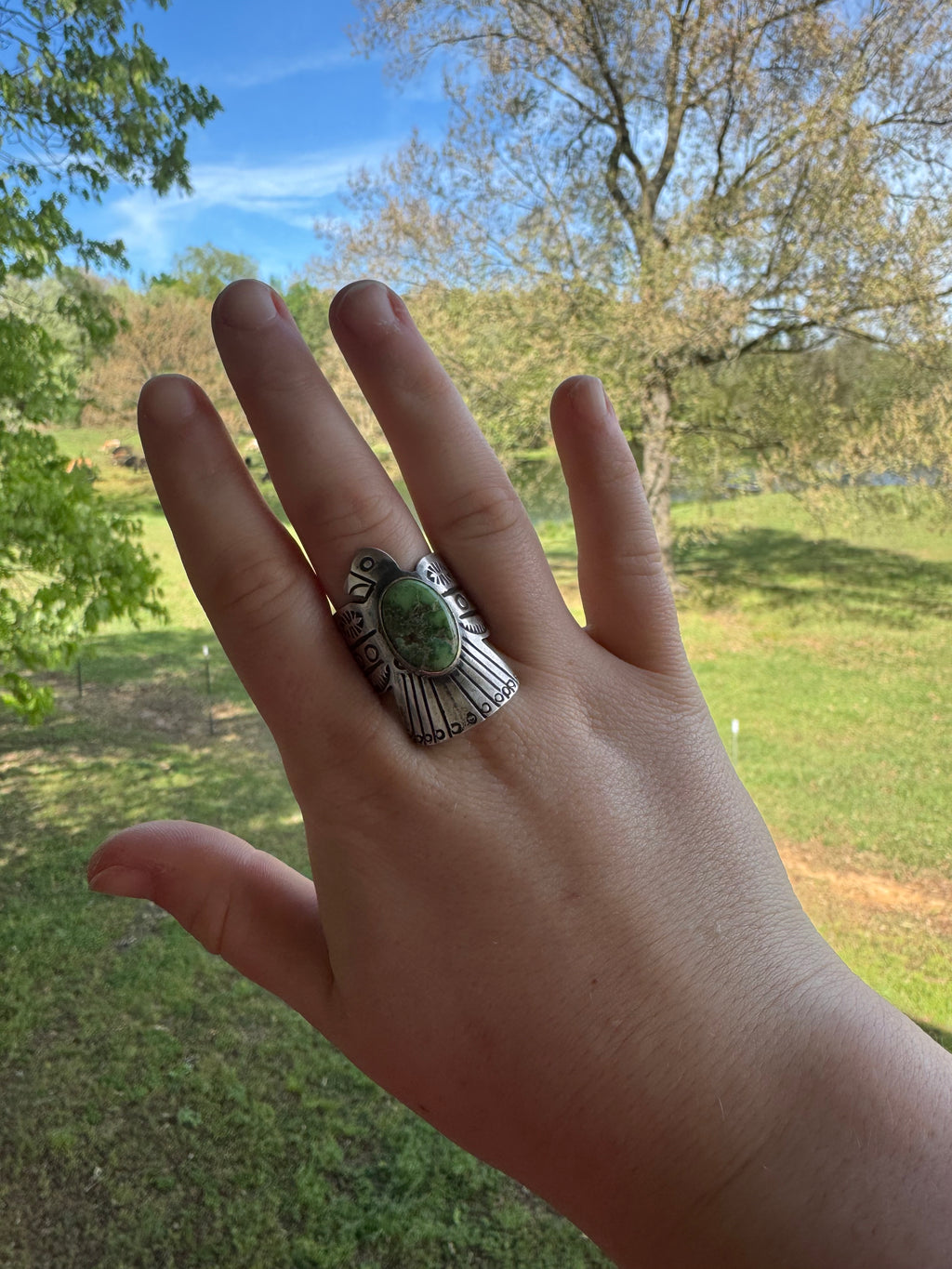 Thunderbird Rings by Russell Sam ￼