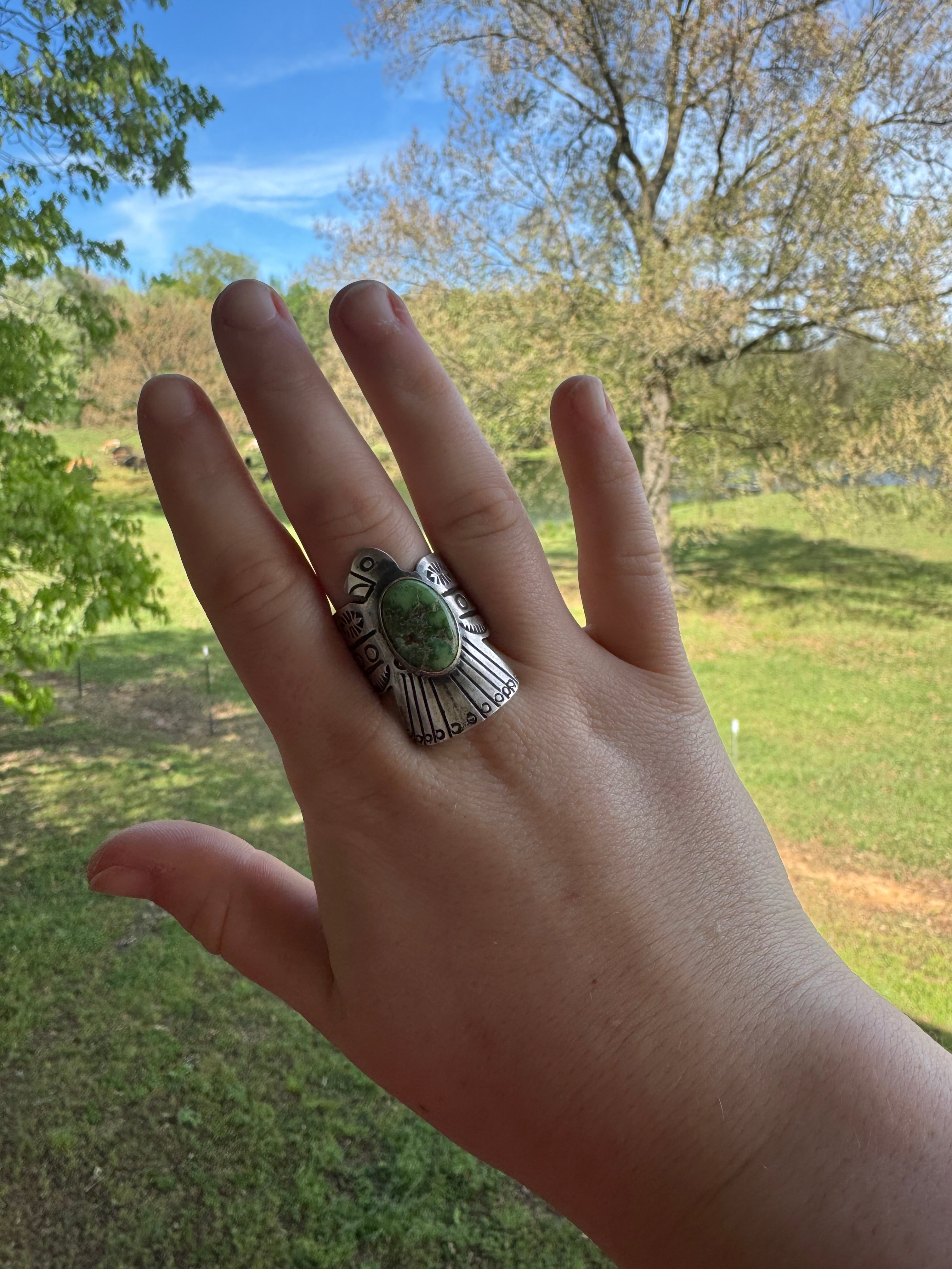 Thunderbird Rings by Russell Sam ￼