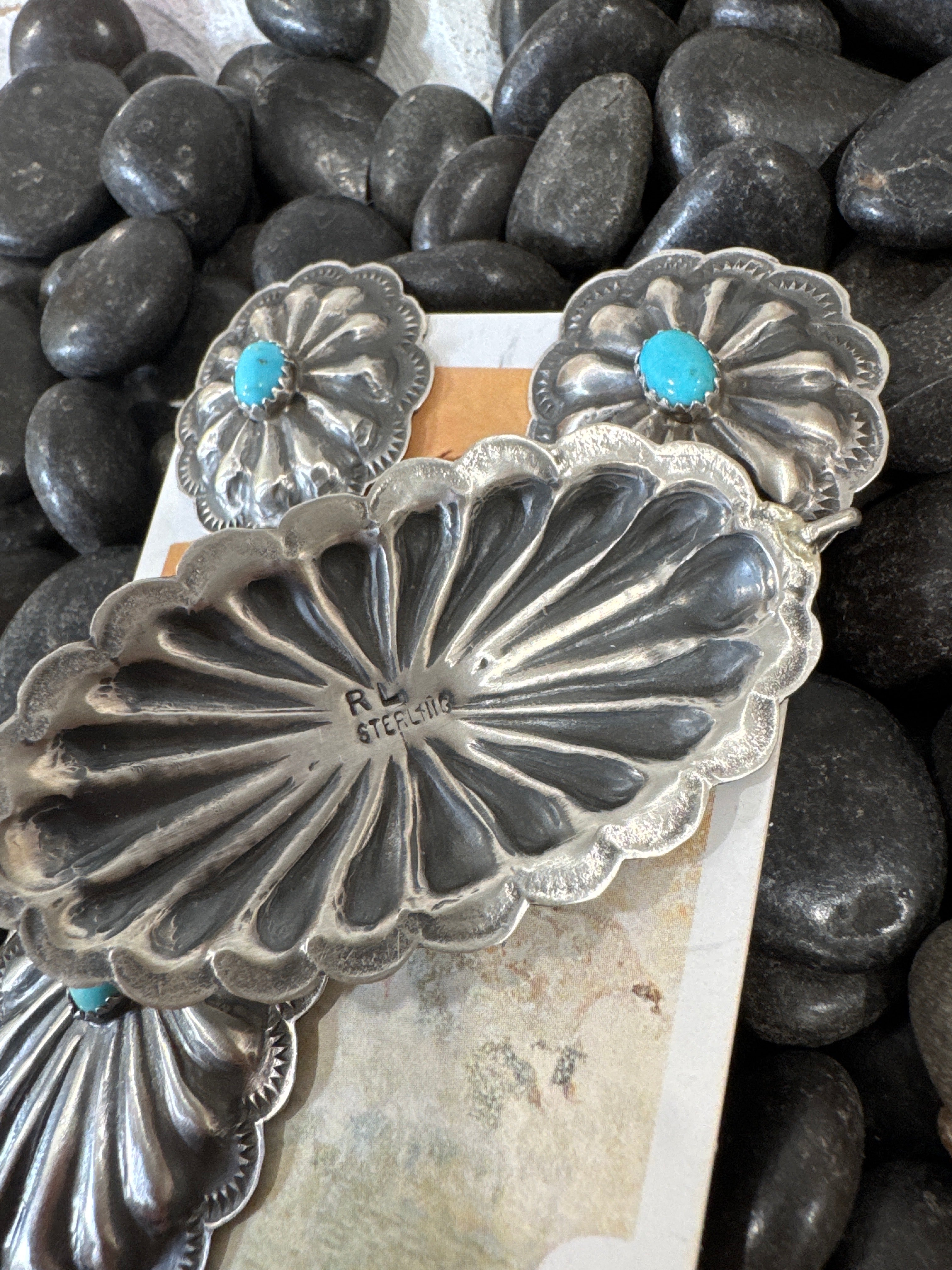 Rita Lee Concho Kingman Earrings