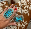 Larry Etcity Navajo Handmade Sterling Silver Kingman Necklace