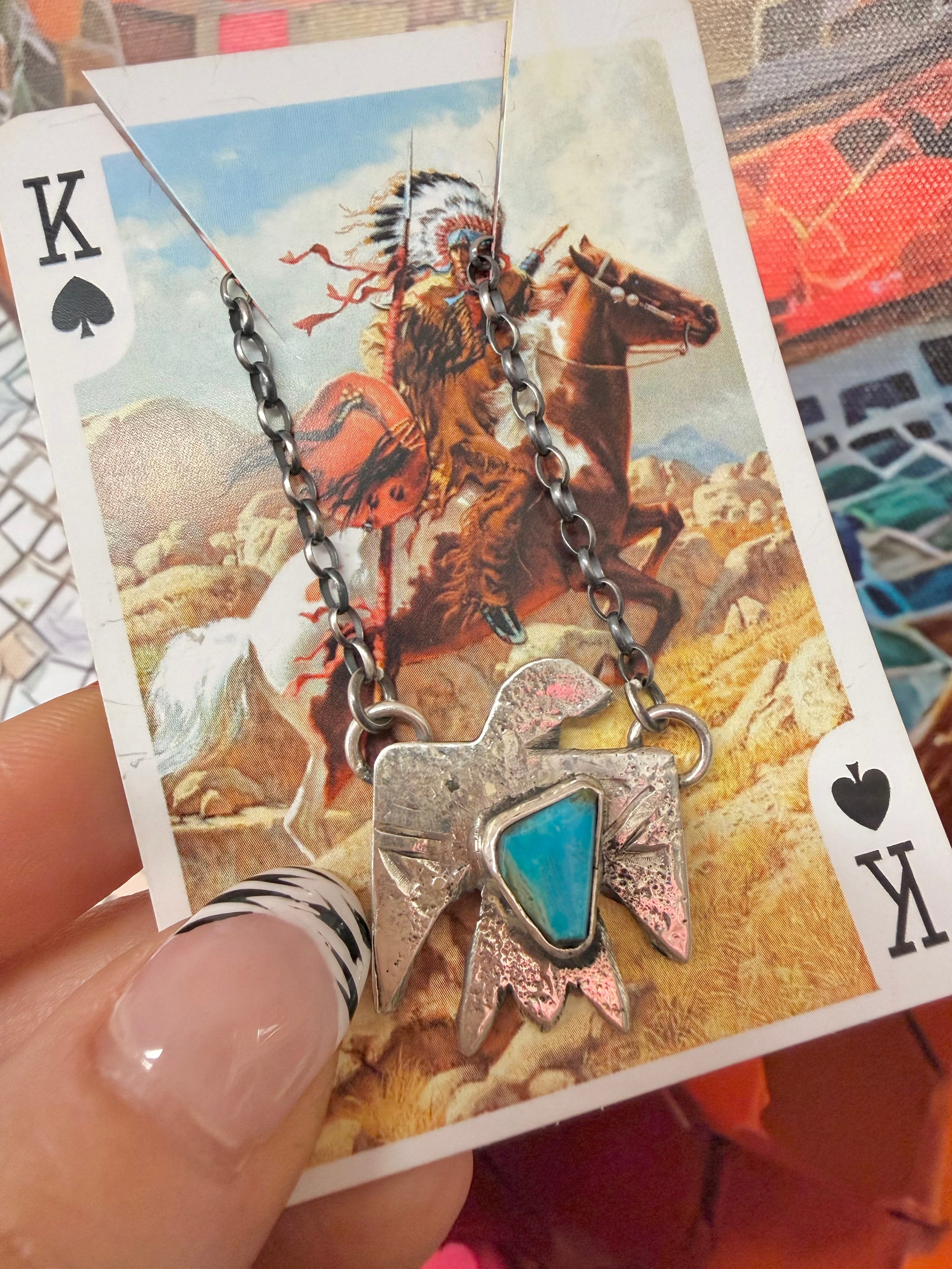 Jude Candelaria Thunderbird Necklace