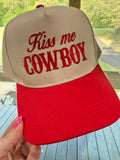 Kiss Me Cowboy Cap
