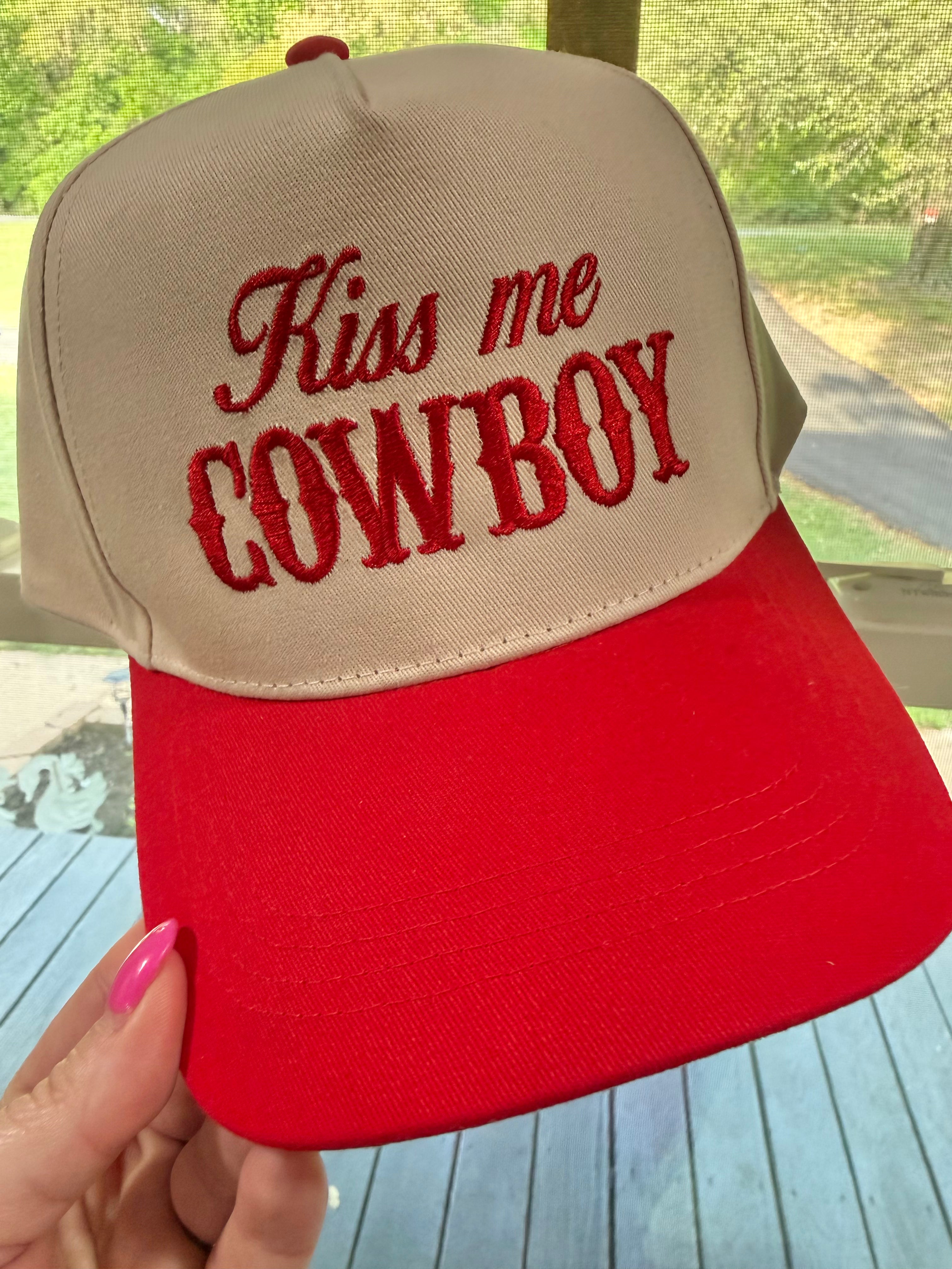 Kiss Me Cowboy Cap