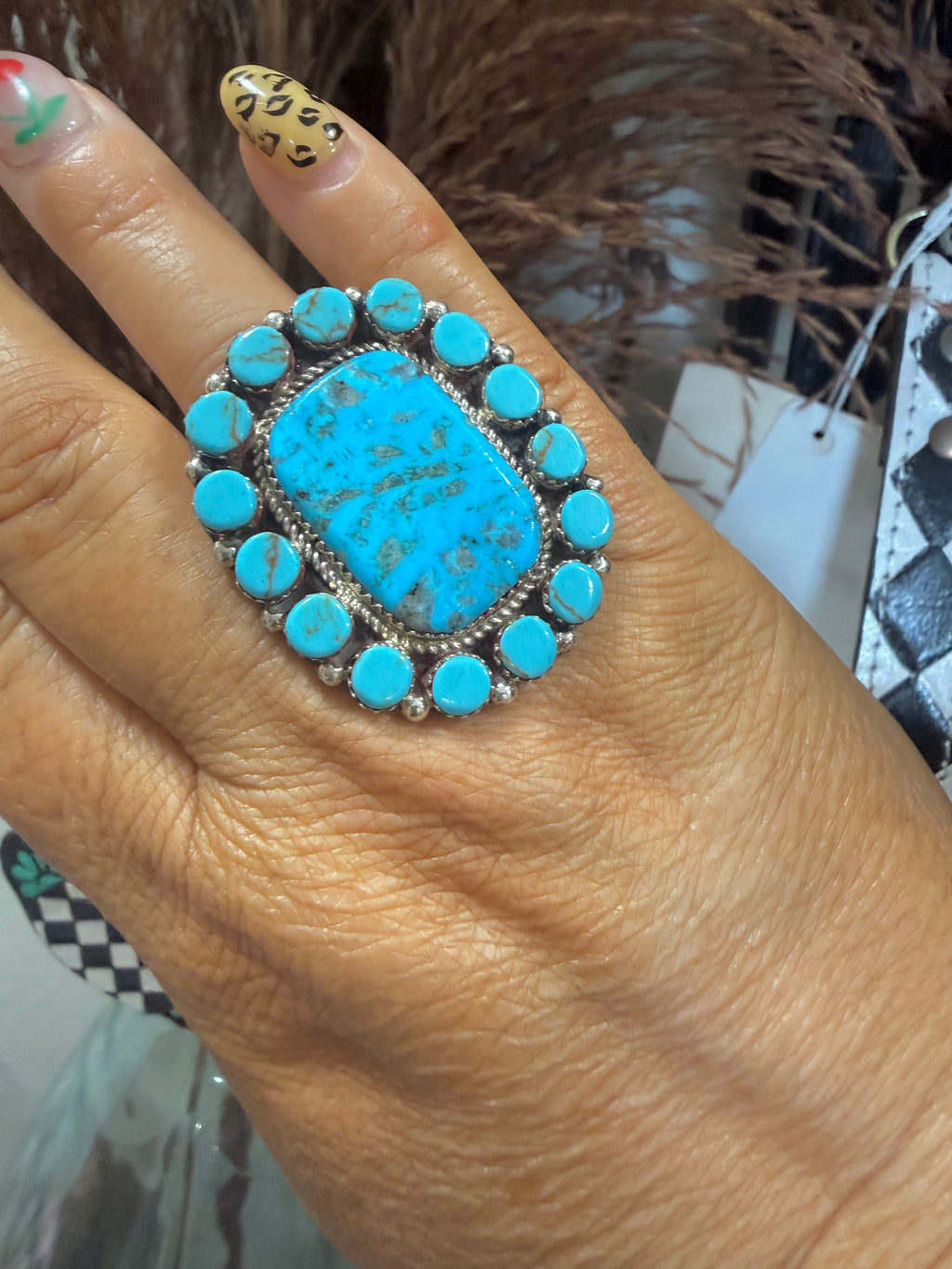 Larry Etcitty Adjustable Kingman Ring