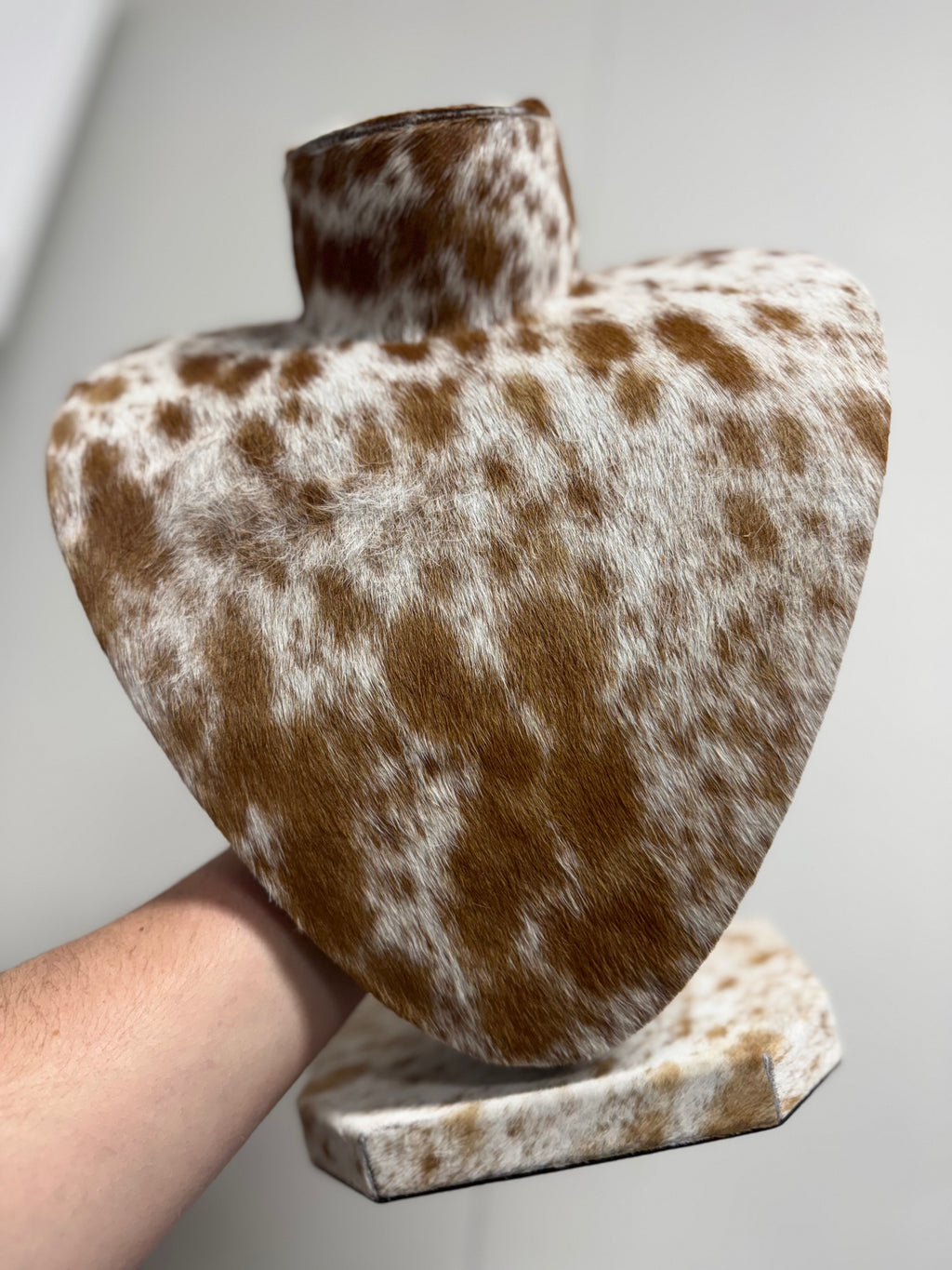 Cowhide Display Stand