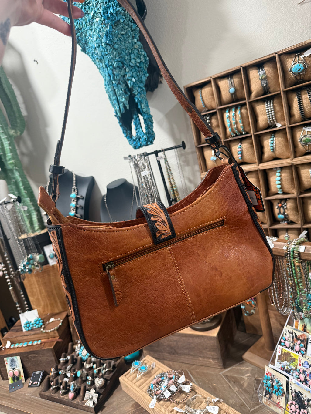 Genuine Leather & Cowhide Handbag