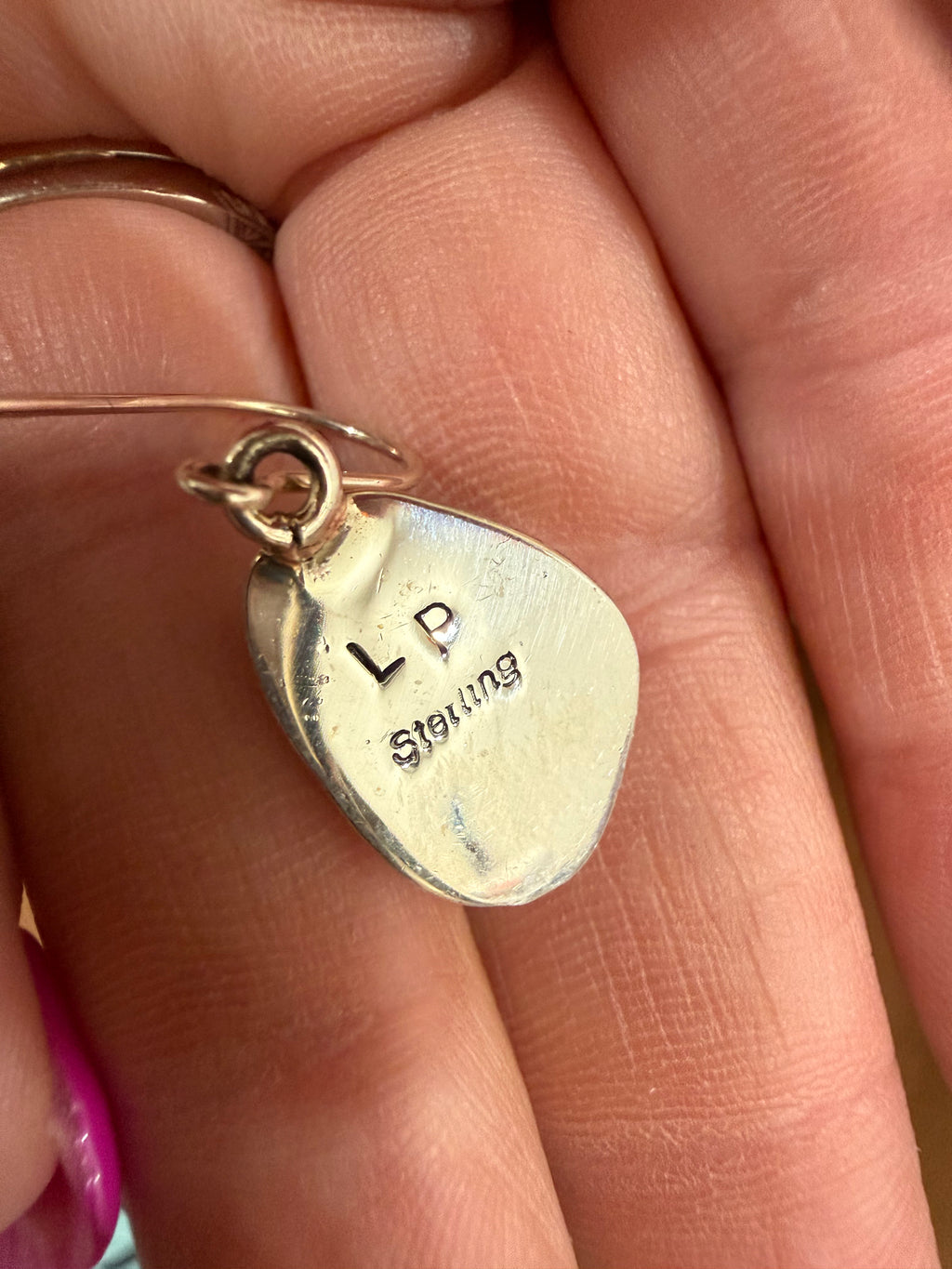 Dry Creek Dangle Earrings-Stamped LP
