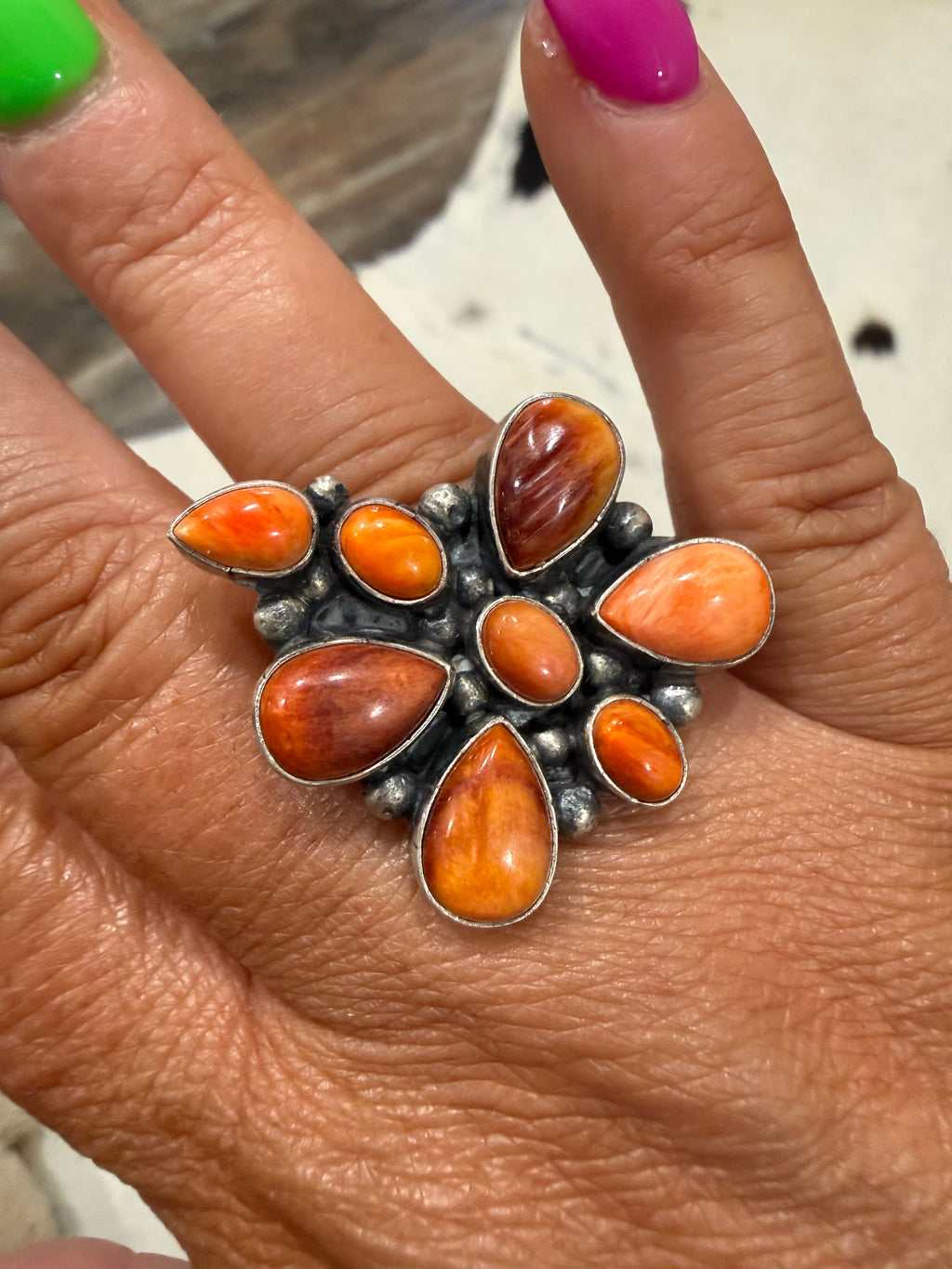 Spiny Dragonfly Adjustable Ring