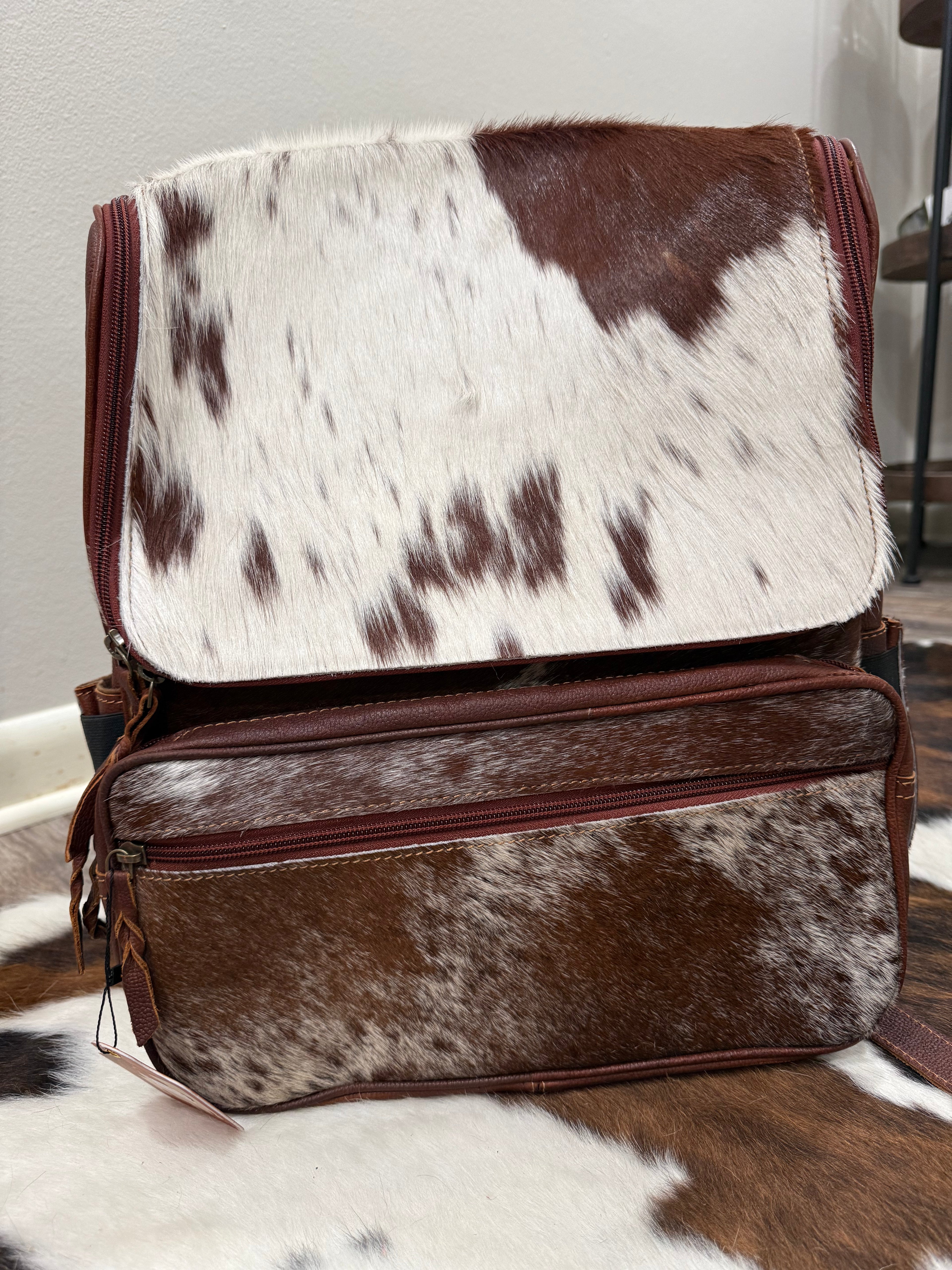Genuine Leather & Cowhide Backpack