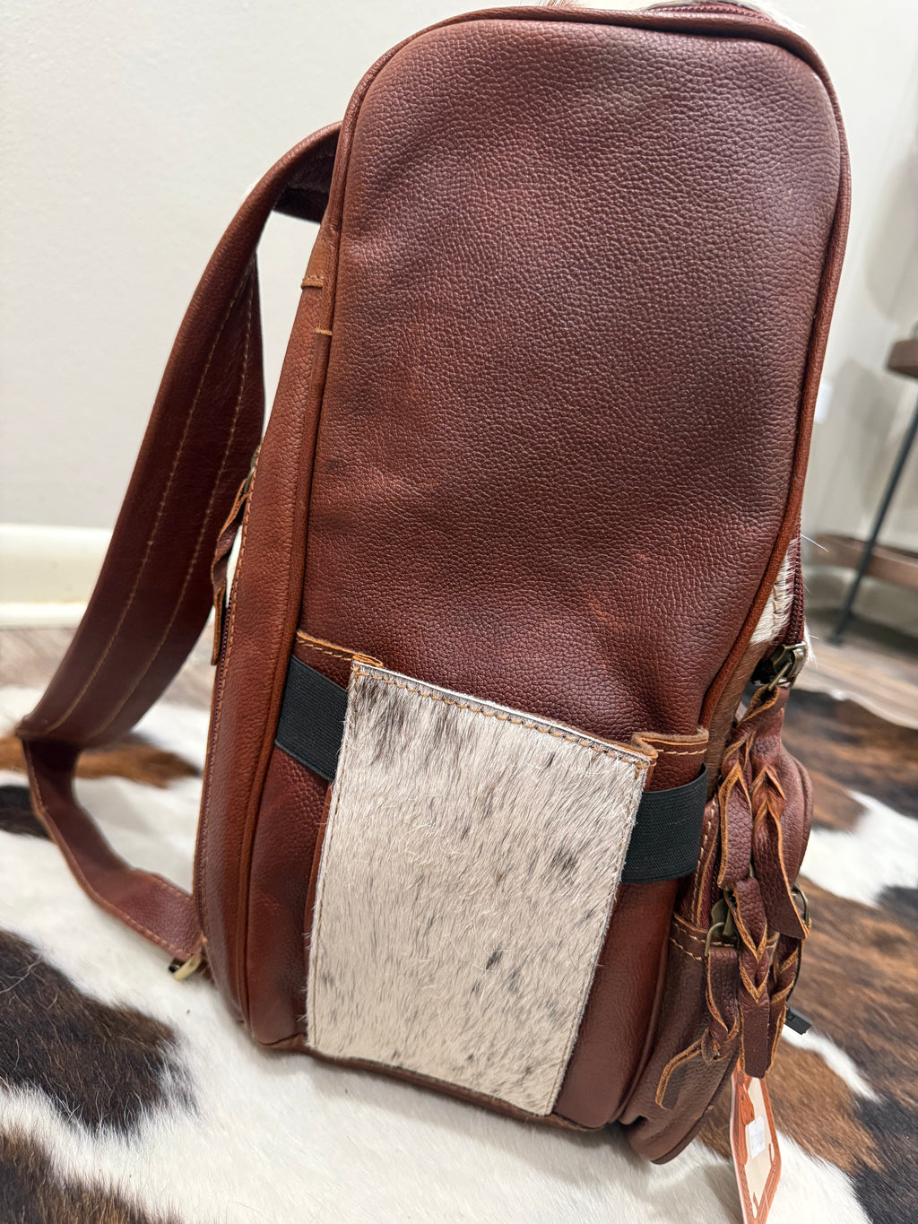 Genuine Leather & Cowhide Backpack