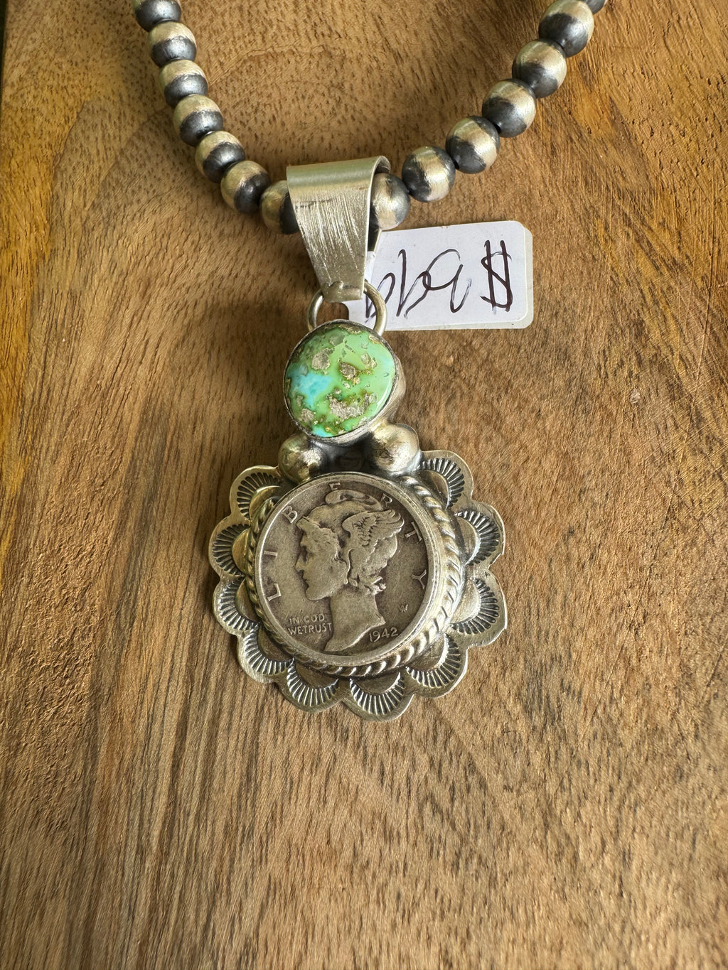 Sonoran Gold Liberty Coin Pendant – Stamped By H.Joe