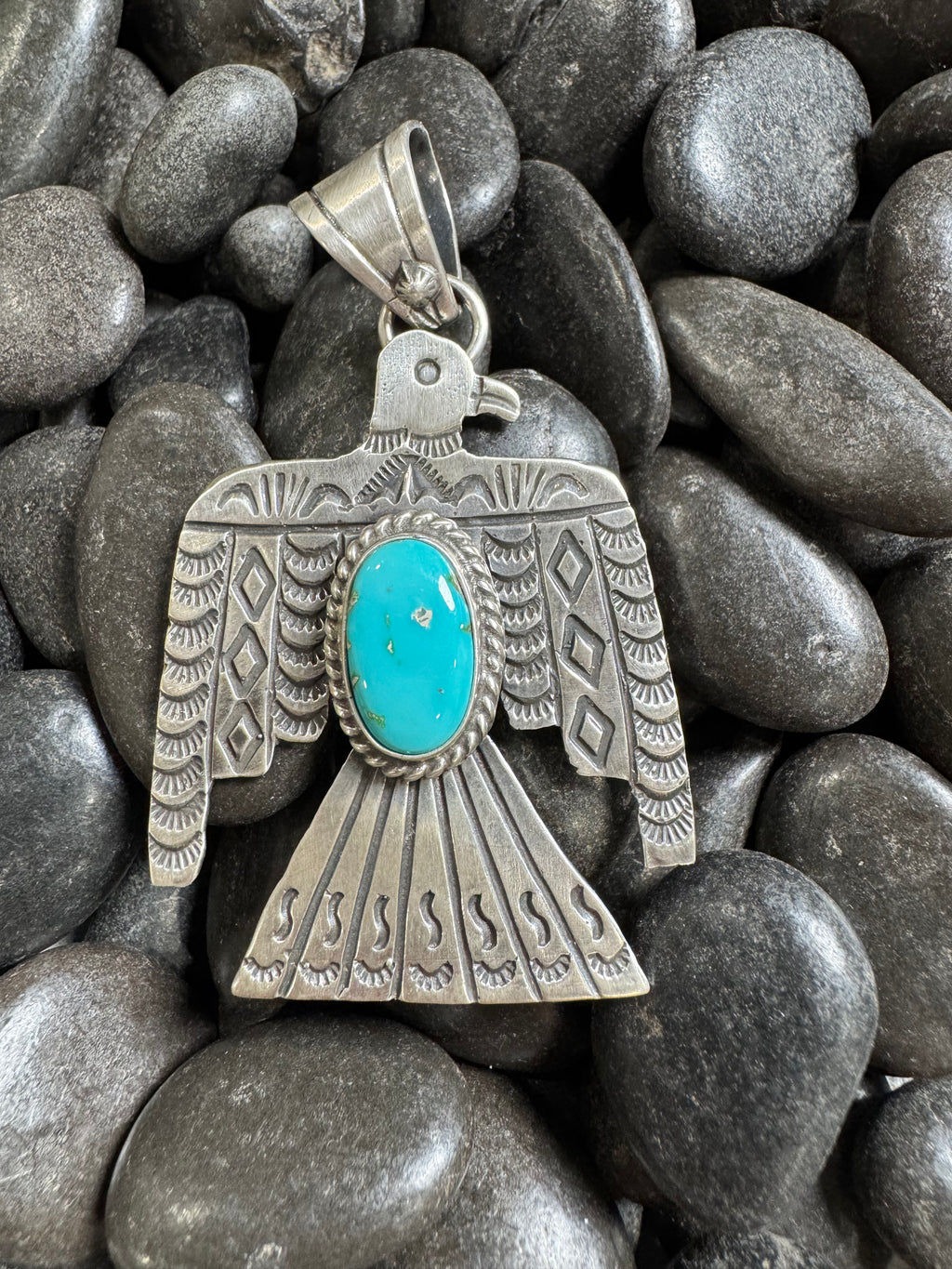 Thunderbird Pendant by Leroy James