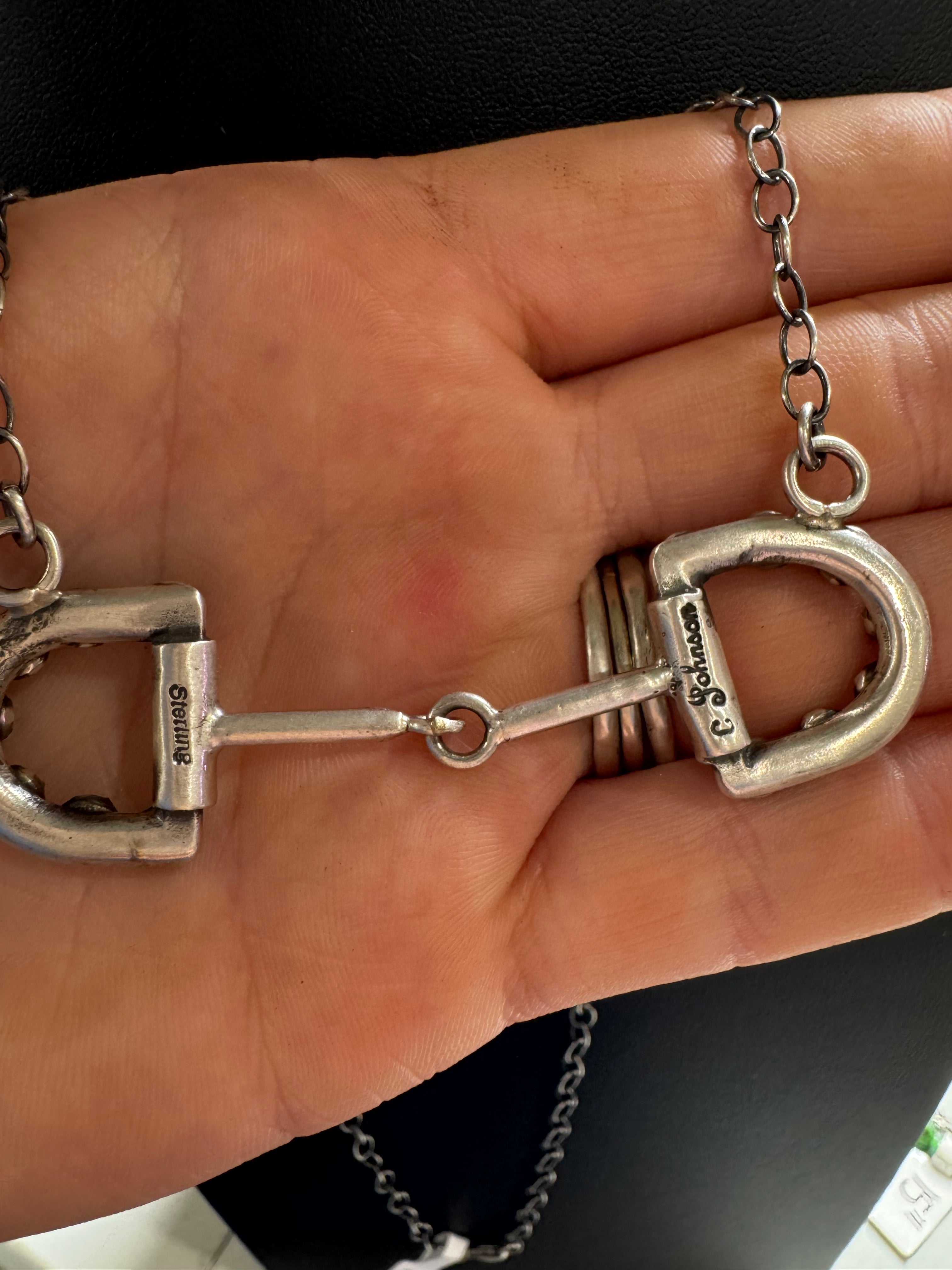 Horse Bit Necklace by C. Johnson