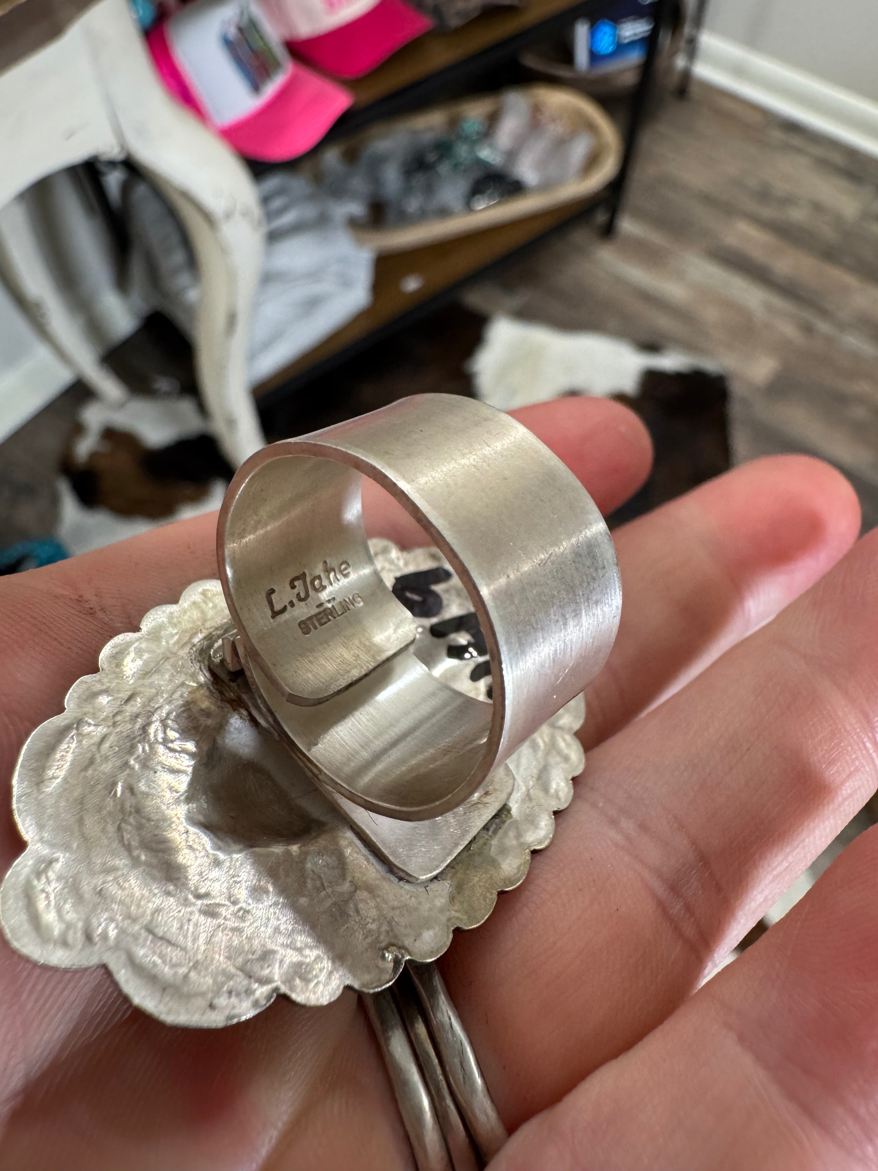 Leander Tahe Oval Shaped Adjustable Ring