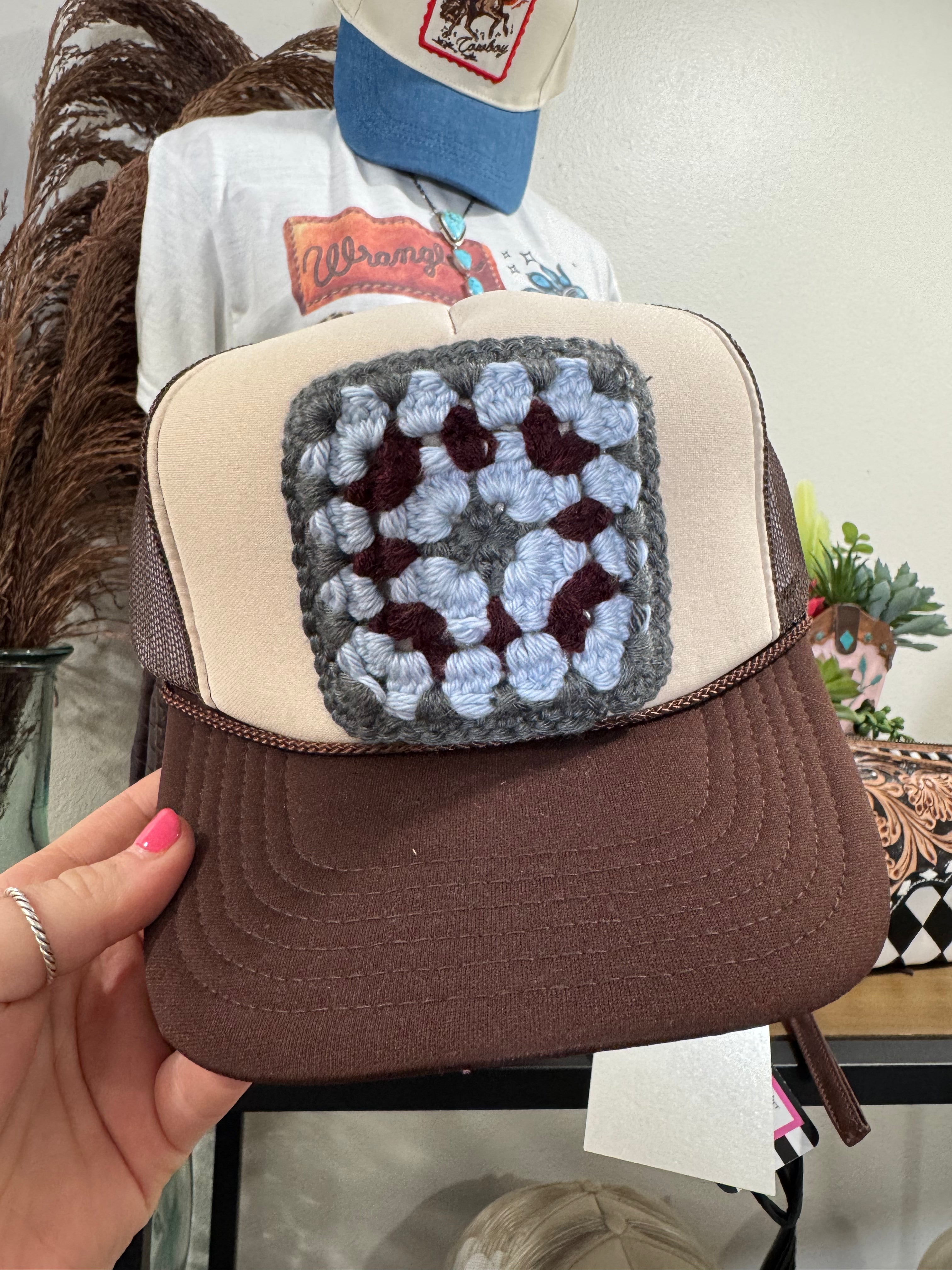 Granny Square Trucker