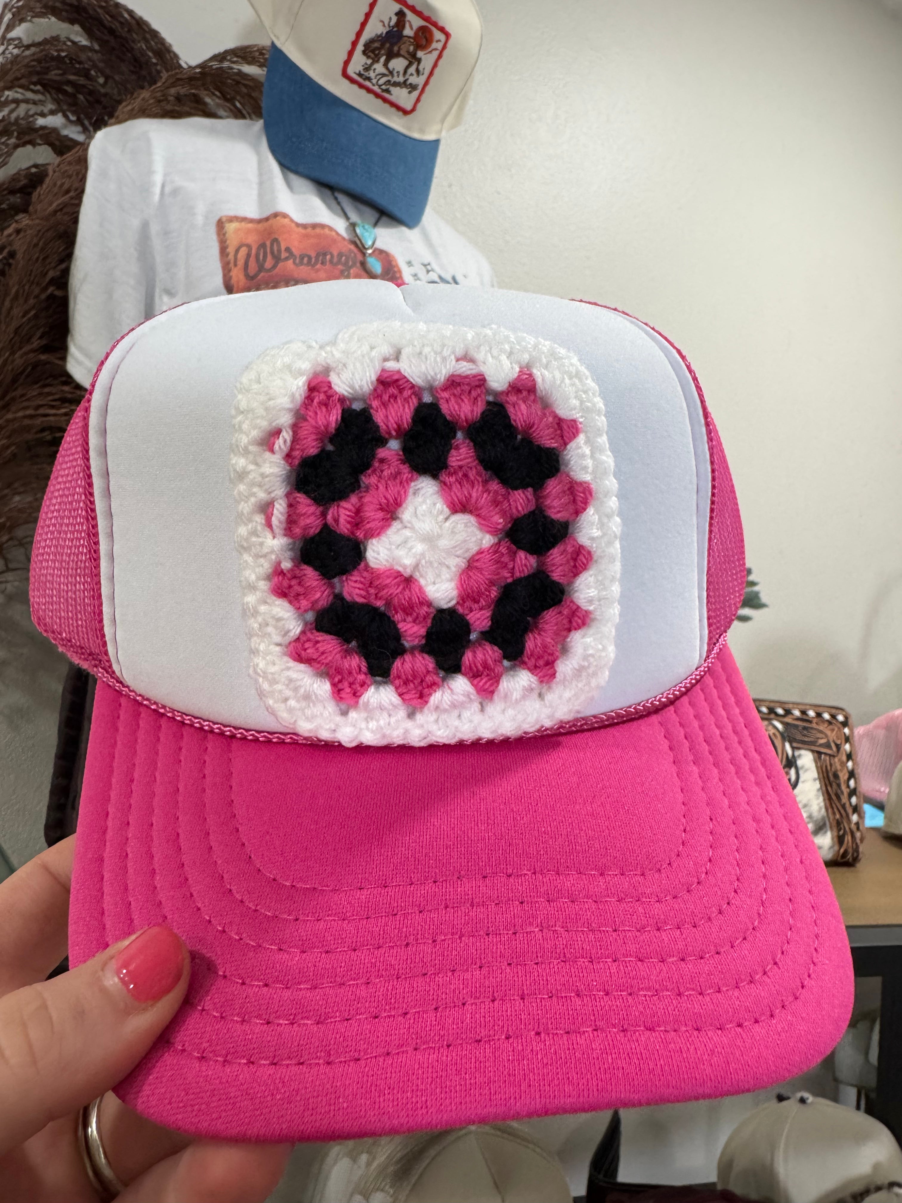 Granny Square Trucker