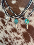 Sterling Silver Pearls with Blossom Pendant by G. Rios