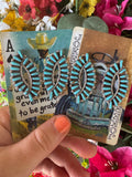 Tamara Benally Turquoise Needle Point Clusters