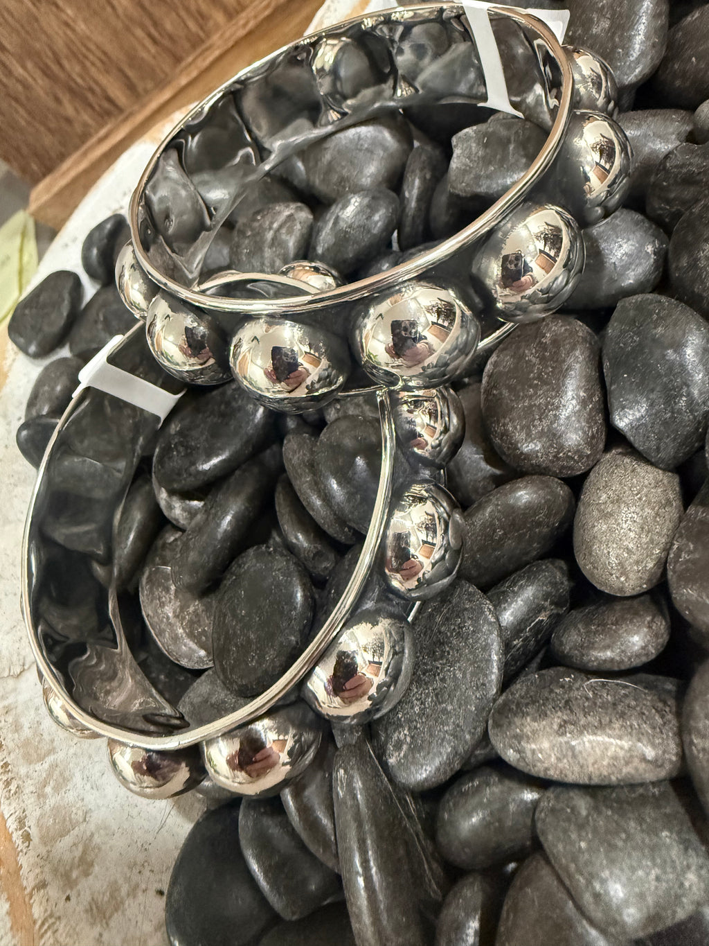Sterling Silver 16MM Bubble Bangle