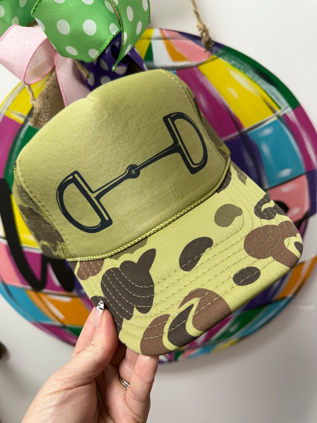 Horse Bit Trucker Cap