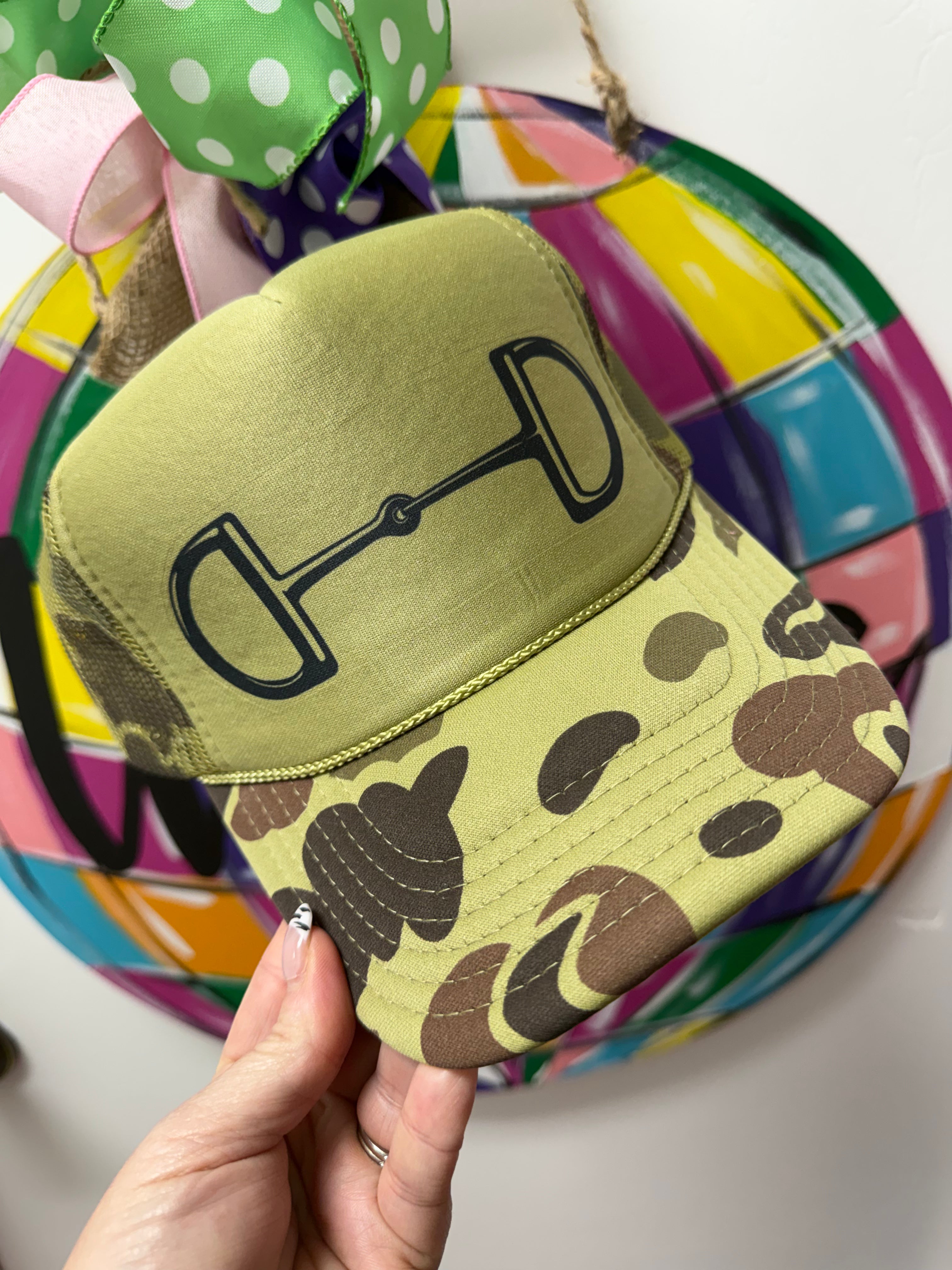 Horse Bit Trucker Cap