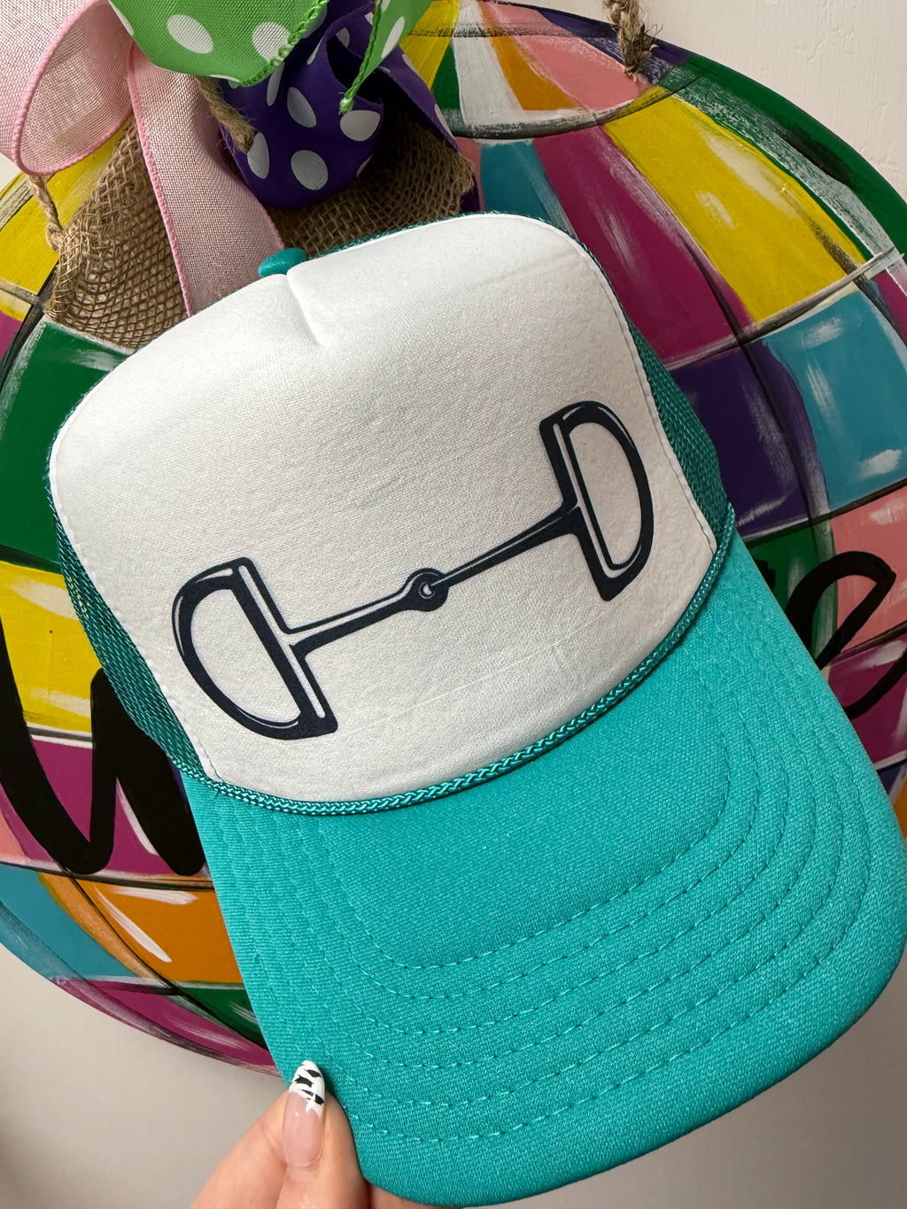 Horse Bit Trucker Cap
