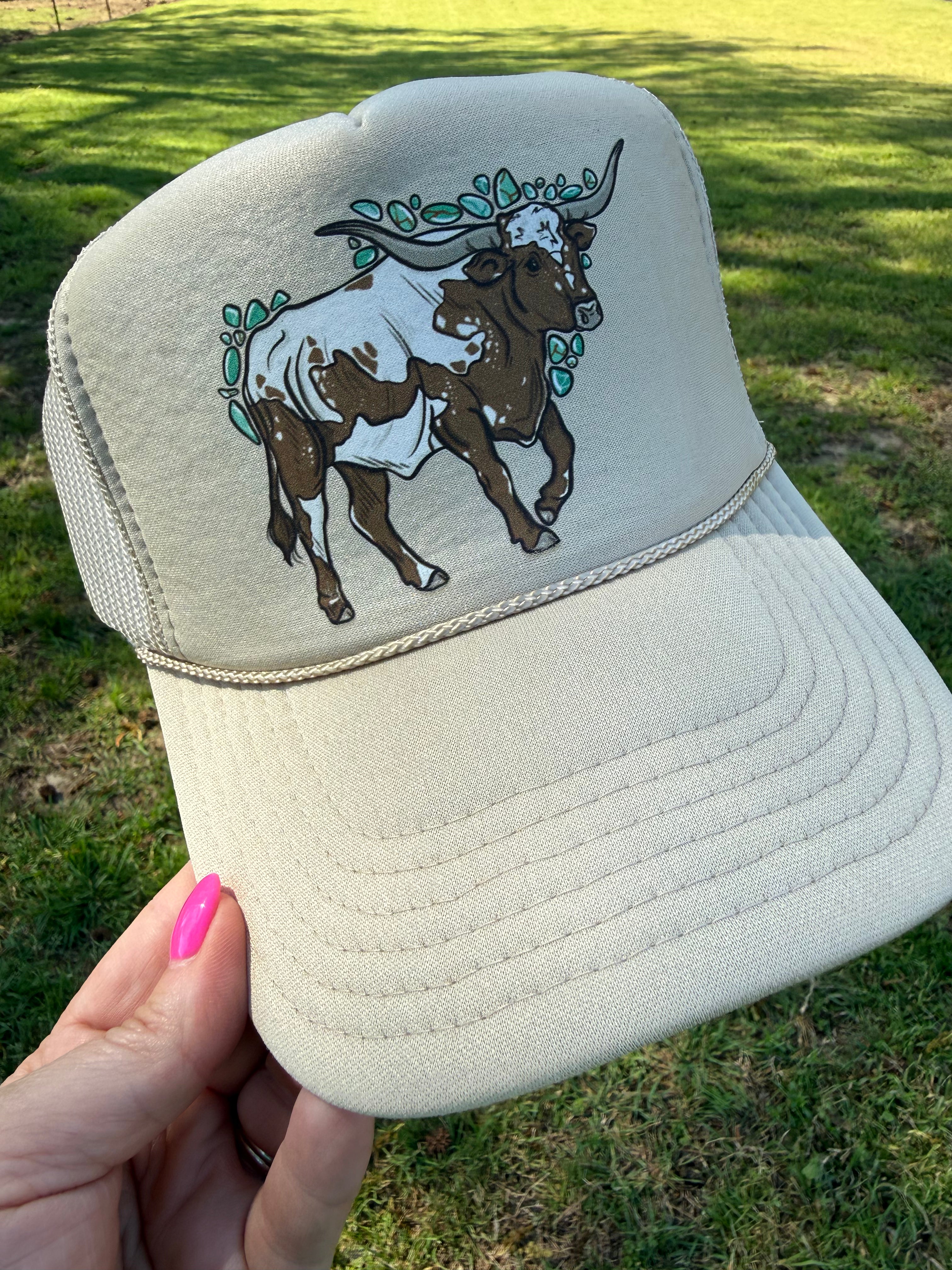 Jewel Longhorn Cap
