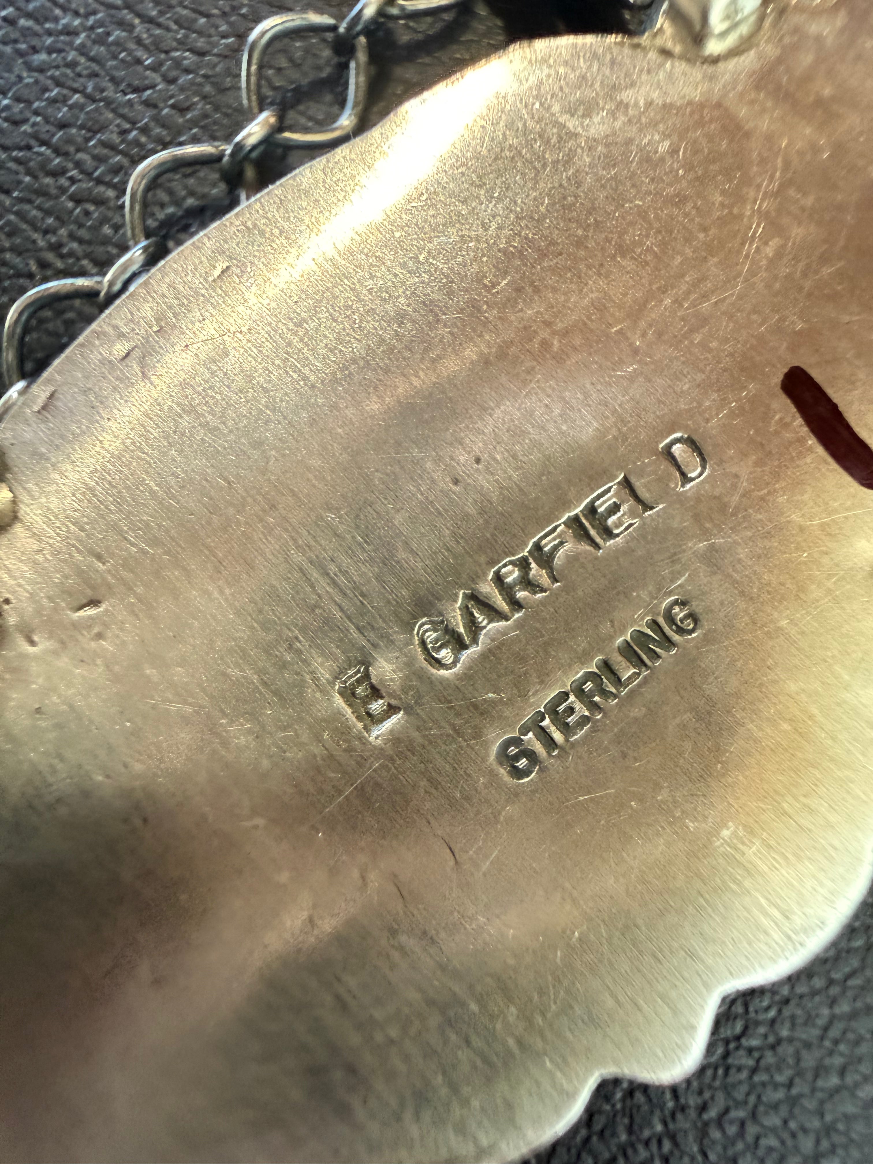 Native Half Cluster Kingman Necklace Stamped E Garfield