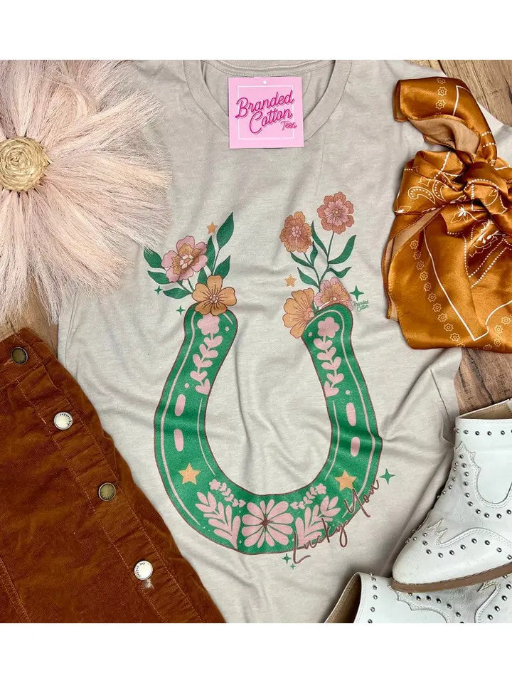 Lucky You Horseshoe Tee